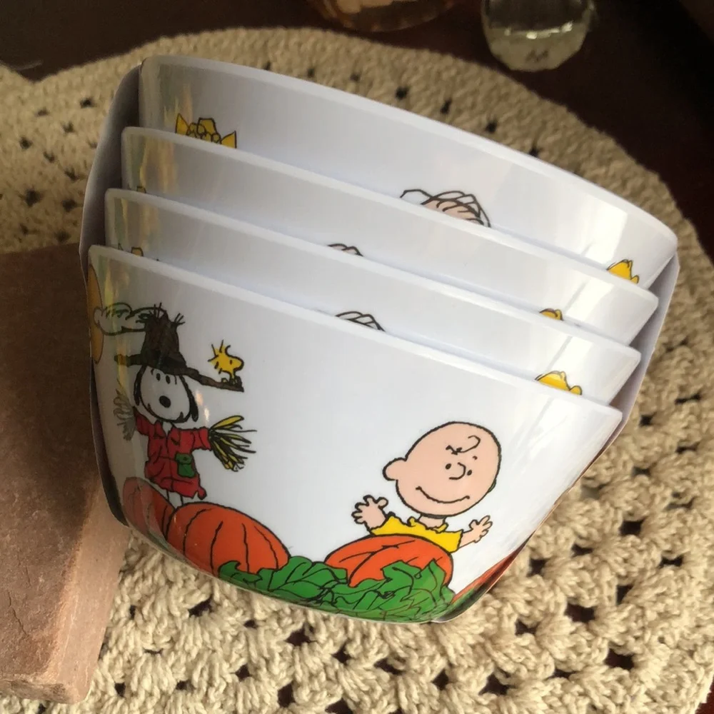 Peanuts HALLOWEEN Melamine Snack Bowls